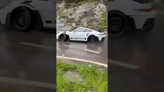 Porsche 992 GT3 RS DRIFTUJE W DESZCZU! (S4T ETAP 2) #stage4tuning #porsche #gt3rs #drift