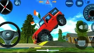 Modified Mahindra Thar😈Games:Indian Thar Red (Gadi Wala Games) Car Game goldend Game Part,13 #games 