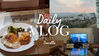 Daily Vlog | Night Shift | typical WFH vlog | home cooked meals 🍳☕️