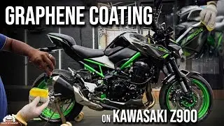 This Kawasaki Z900 gets DETAILED & CERAMIC GRAPHENE COATED | WASH N GLOWW