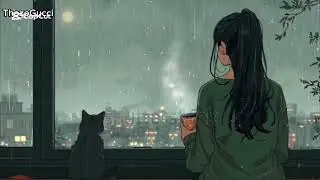 Relaxing music and rain sounds  falls in asleep 5 minutes Soothing Relaxation. Beautiful piano music
