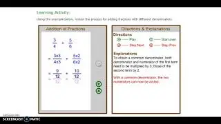 Learning Activity