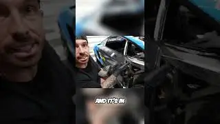 Car Door's Hinge Nightmare: Accident's Aftermath in the Garage #shorts
