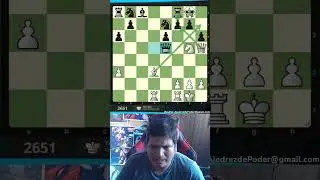 A golpe de vista, mate en 5 #ajedrezdeelite #chess #ajedrez