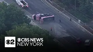 Dump truck crash shuts down Route 3 East in N.J.