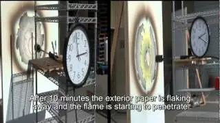 BPMI Fireguard Drywall Repair Plug Burn Test Summary -- English