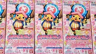 Opening 3 One Piece Card Game EB01 Memorial Collection Booster Boxes!!!