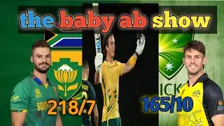 The baby ab show| #aus vs sa| #shivammishraYT #Devald brevis 