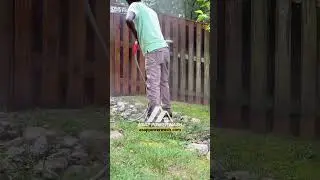 Pressure Washing A Wooden Fence || Prep for Paint 🎨 #satisfying #pressurewashing #asmr #spring2023