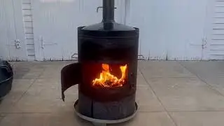 Making a heater stove from an old water tank