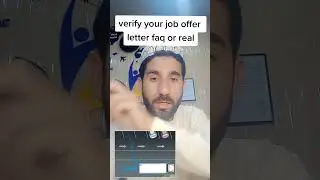 verify your job offer letter faq or real #pakistan #islamic #islam #imrankhan #pakistanarmy #canada