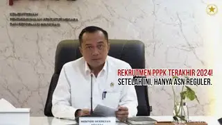Resmi! PPPK 2024 Jadi yang Terakhir, ASN 2026 Lewat CPNS Reguler