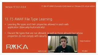 13. F5 AWAF File Type Learning