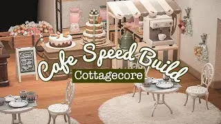 Caf&eacute; Speed Build: Swedish Fika & Cottagecore Inspired Cafe // Animal Crossing New Horizons