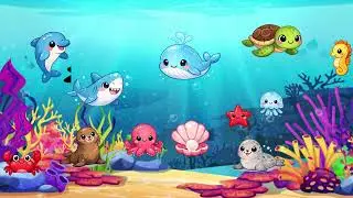 Ocean Animal Week(Day2) #原创 #dailychinese #chineseforkids #儿歌童谣 #儿歌 #动物儿歌 01/13/2026 《游啊游，海洋歌》