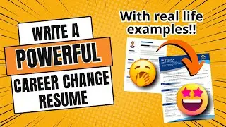 How to Write a Career Change CV | Job Winning Resume Examples