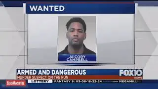 Homicide suspect on the run