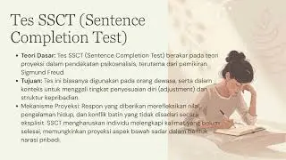 Mengenal Tes Proyektif: EPPS & SSCT_Ahmad Mahfud, 232103050027,PI 2.