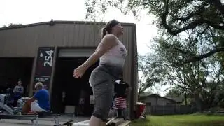 Sherry Chapman of CrossFit 254 squats