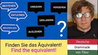 7 German verbs with inseparable prefixes/7 Deutsche Verben mit untrennbaren Pr&auml;fixen