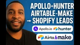 Automate Shopify Lead Generation: Apollo.io, Hunter.io & Airtable Tutorial (Beginner-Friendly)