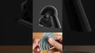 Дарт Вейдер Самурай в блендер / darth vader samurai in Blender3d #shorts