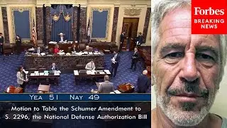 Watch The Moment When Senate Republicans Table Motion To Compel DOJ To Release Epstein Files