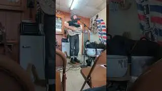 Lou Shields 2025 Tiny Barber Shop Blues Series Bear's Barber Shop Clarksdale