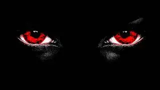 Spooky Red Eyes Background | Red Eye Light