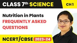 Frequently Asked Questions - Nutrition in Plants | Class 7 - Science - Chapter 1