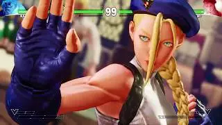 Street Fighter 5 Nash vs Cammy