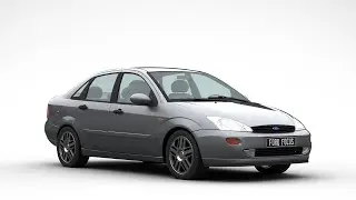 Ford Focus Sedan 1999 3D Model