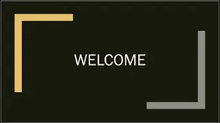 Welcome Video
