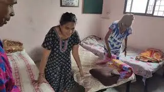 आशी चालते आश्रमातील कामे / shodh aashram daily vlog #1