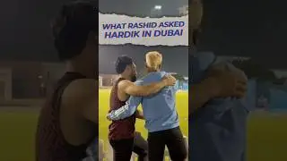 Hardik Pandya&rsquo;s special chat with Rashid Khan in Dubai