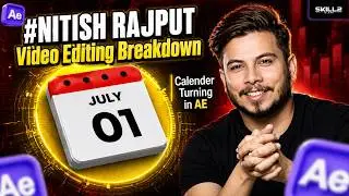 Calendar Scrolling Animation in After Effects | Nitish Rajput Style Editing Breakdown