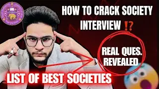 🚨DU Society Interview ⁉️🤫 | Real Q&A Revealed🔥#delhiuniversity #cuet