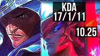 TALON vs YONE (MID) | 17/1/11, 74% winrate, Legendary | EUW Diamond | v10.25