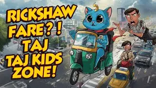 Doribot Asks Rickshaw Fare? and Gets in Trouble| Funny Comedy ! TAJ KIDS ZONE