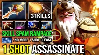 WTF 1 Shot Assassinate Unlimited Skill Spam Rampage Khanda Daedalus Sniper Deleted Counter Dota 2
