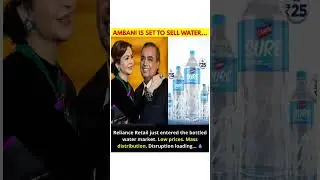 🚨 Ambani&rsquo;s Next Big Move: Selling Bottled Water at Just ₹15 & ₹25! | Reliance Retail