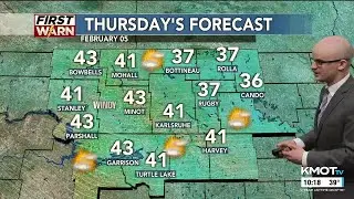 KMOT First News at Ten Weather 02/04/2026