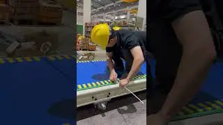 How to change modular belt #paperboard #modular