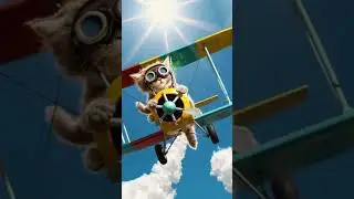 The beautiful cat is getting ready to fly🛩️❤️&zwj;🔥#shorts #cat#cute