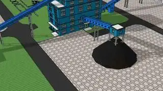 The demo of the building a coal preparation plant