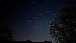 Timelapse of Connecticut sky Lyrid meteor showers may 2023 3/4 nights many nice meteors @judd0112