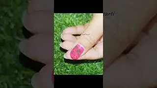 Nail art design at home 💅 with regular nail polish #trending #nailart #trendingnails #viralart