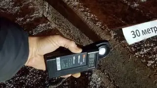 [f0X] Koito LED. Освещенность по контрольным точкам на дороге и на стене.