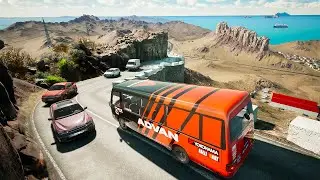 ¡Conduje un autobús TOYOTA COASTER en la carretera más PELIGROSA!