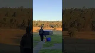 Franchi double barrel trap shooting.